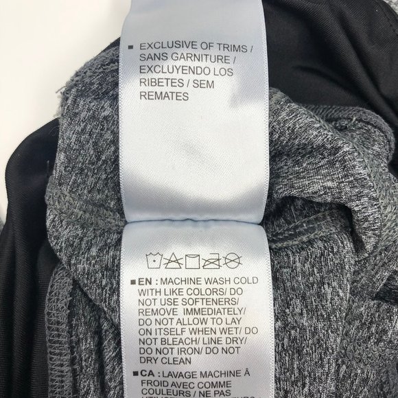 Leg3nd Heathered Gray Yoga Leggings Capri Small - Picture 7 of 8